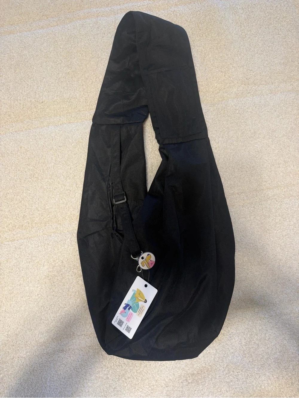 🐕‍🦺🐩Black Dog Sling Carrier - Comfortable Hands-Free Pet Carrier